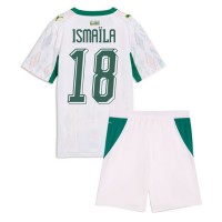 Stroje piłkarskie Senegal Ismaila Sarr #18 Koszulka Podstawowej dla dzieci MŚ 2026 Krótki Rękaw (+ szorty)
